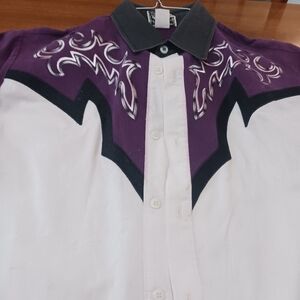 1849 Authentic Shirt Ranchwear Western Vtg Equestrian Cowboy